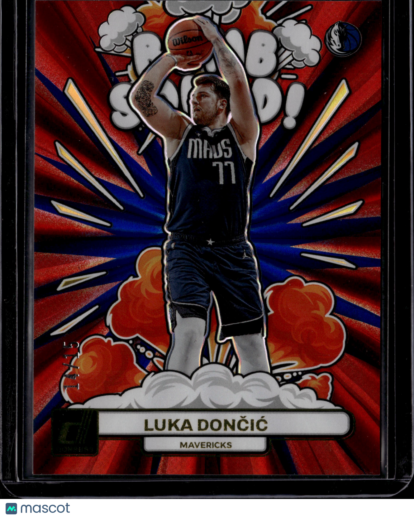 2023 Panini Donruss Bomb Squad Luka Dončić /15 SP #3