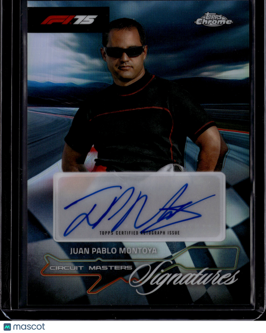 2025 Topps Formula 1 Chrome Juan Pablo Montoya Auto #CMS-MON