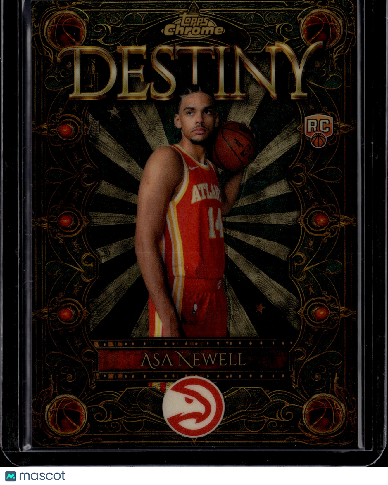 2025 Topps Chrome Destiny Asa Newell Super 1/1 #D-19 Superfractor RC