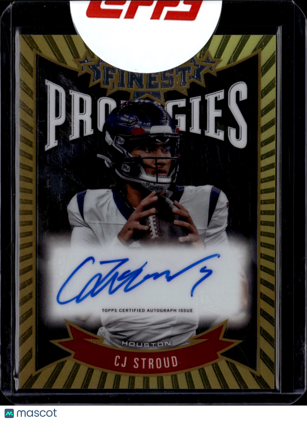 2024 Topps Finest Prodigies CJ Stroud Auto #P-CJS