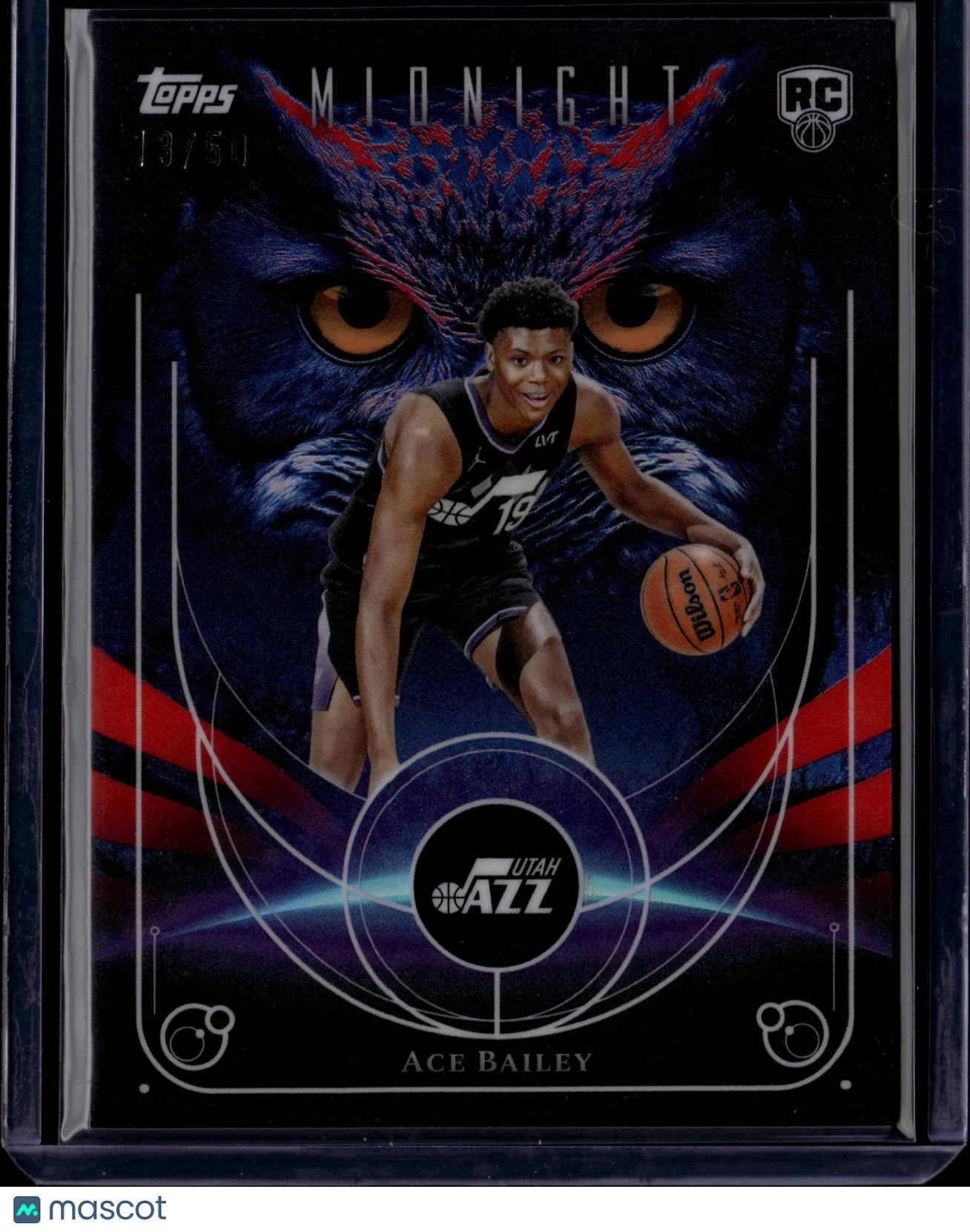 2025 Topps Midnight Night Owls Ace Bailey #NO-20 RC 13/50