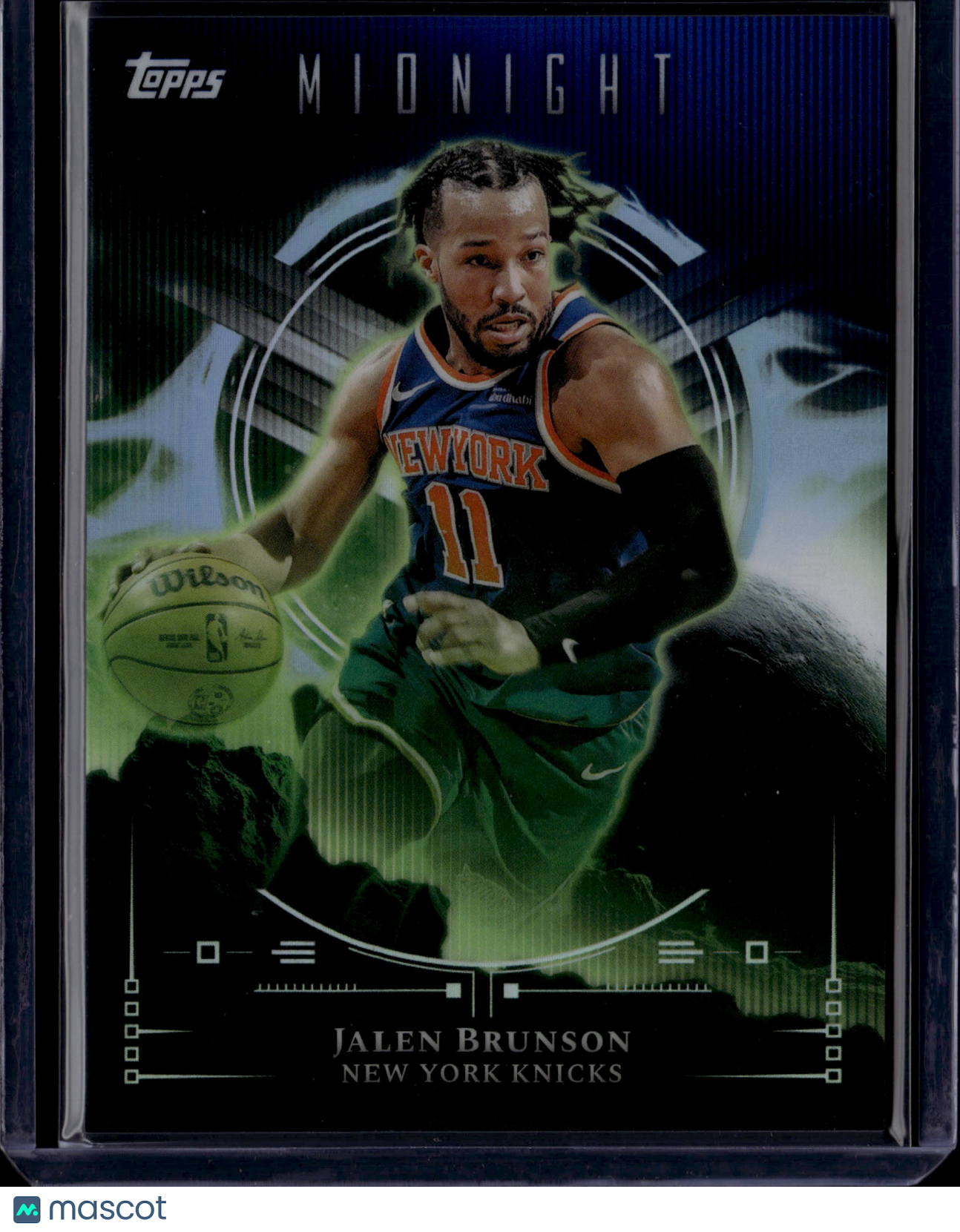 2025 Topps Midnight Night Vision Jalen Brunson #NV-16