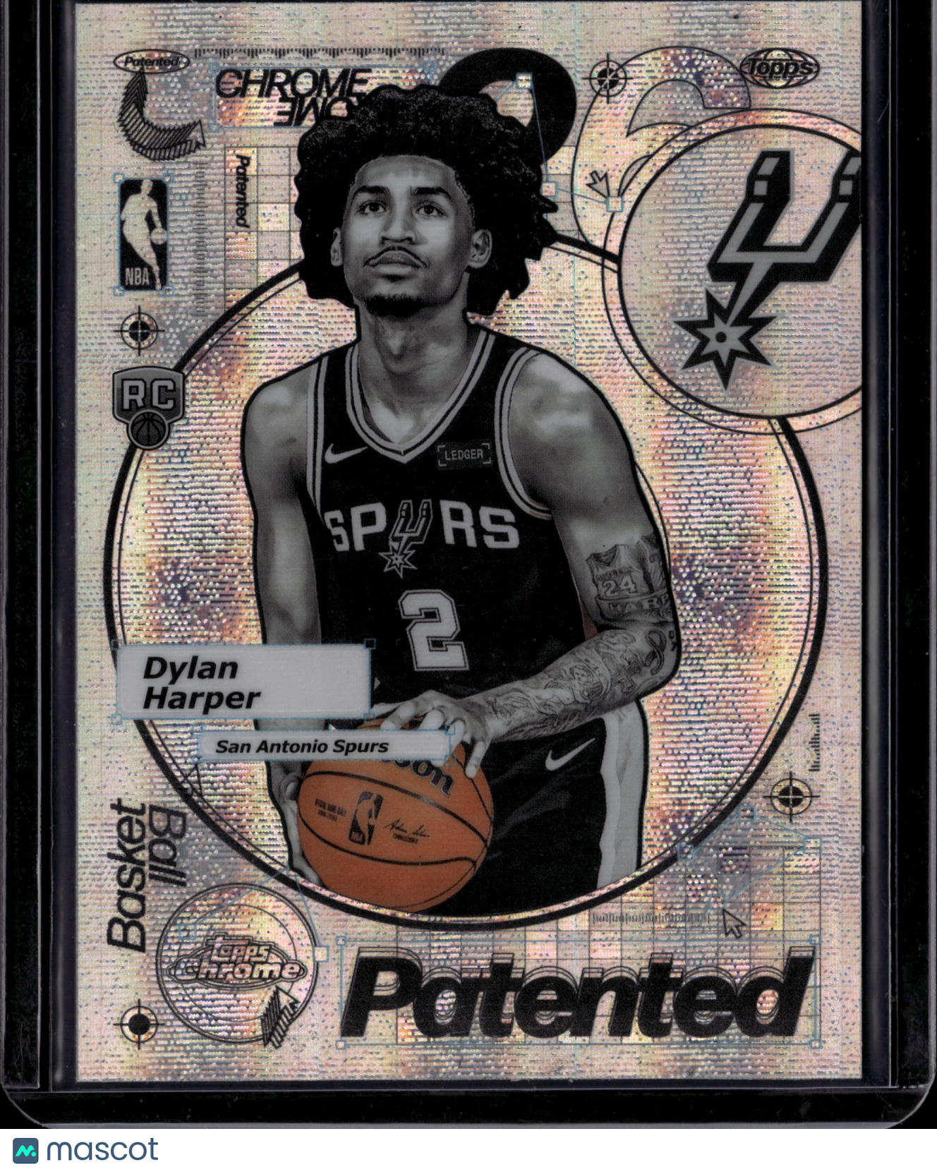 2025 Topps Chrome Patented Dylan Harper SSP #PD-17 RC