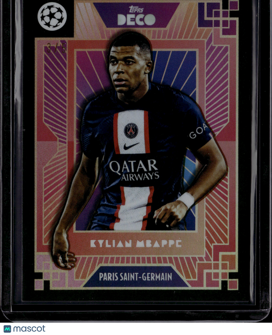 2022 Topps Deco Kylian Mbappé Black /5 SSP