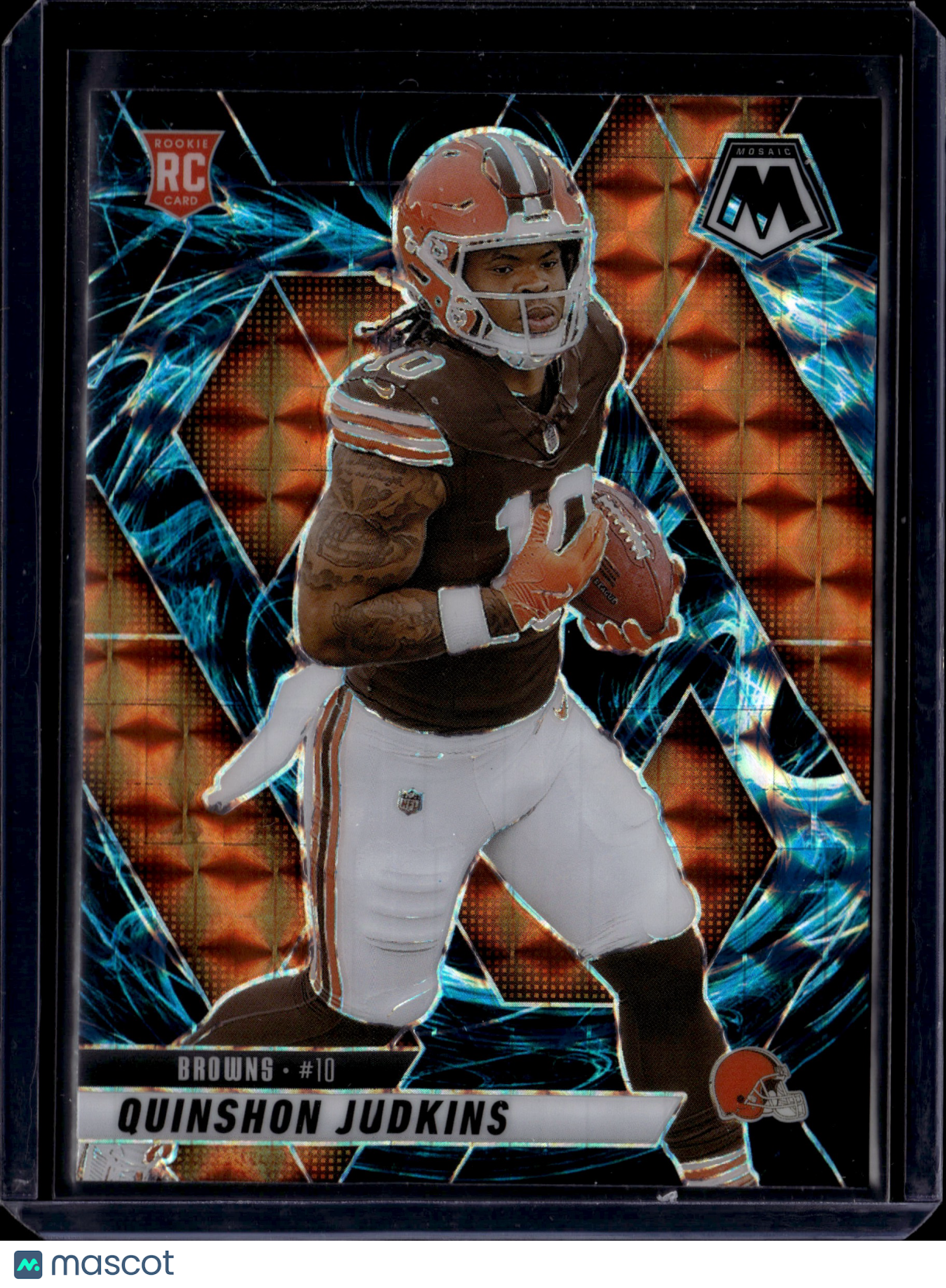 2025 Panini Mosaic Football Quinshon Judkins #365 Genesis RC