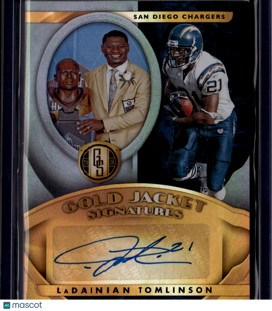 2018 Panini Gold Standard Gold Jacket Signatures LaDainian Tomlinson /5 #GJS-LT