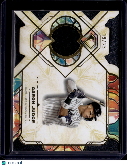 2025 Topps Diamond Icons Aaron Judge #SPR-AJ /25 Game-Used Memorabilia