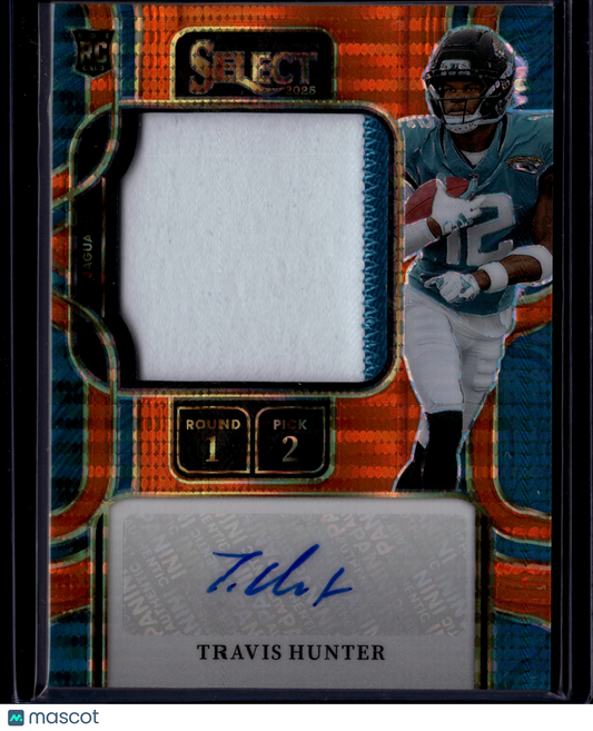 2026 Panini Select Prizm Prime Selection Travis Hunter Auto /45 Patch