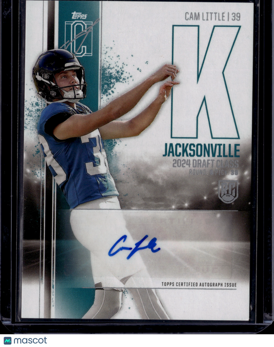 2024 Topps Signature Class Football Cam Little #RCA-CL Rookie Auto Variation