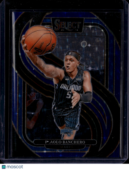 2025 Panini Select Basketball Paolo Banchero #158 Blue Prizm Premier Level 02/20