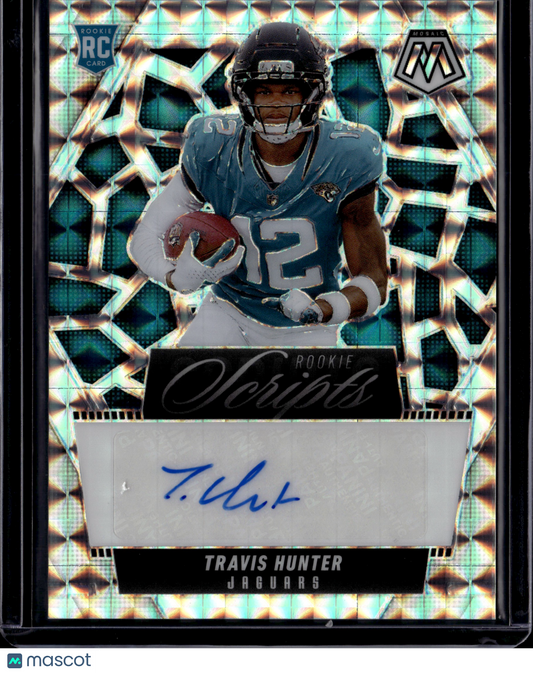 2025 Panini Mosaic Prizm Travis Hunter Auto RS-THR RC