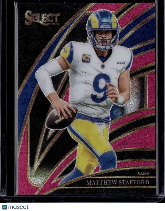 2026 Panini Select Prizm Matthew Stafford #219 Pink 04/15