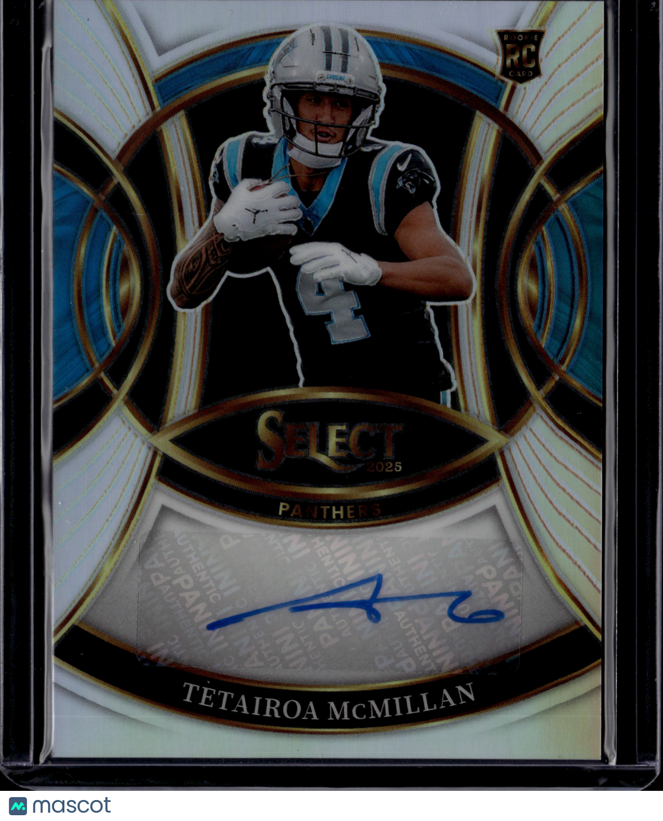 2026 Panini Select Prizm Tetairoa McMillan Silver Auto #RSI-TMN RC