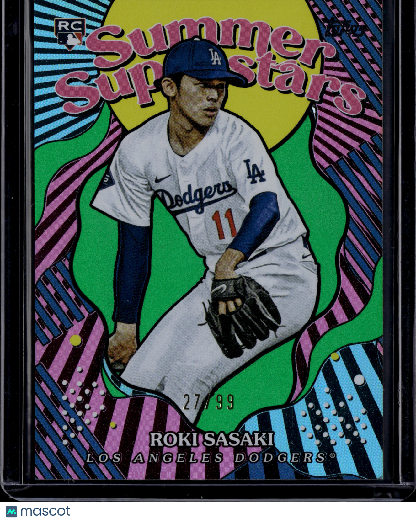 2025 Topps Summer Superstars Roki Sasaki #SS-41 /99 RC