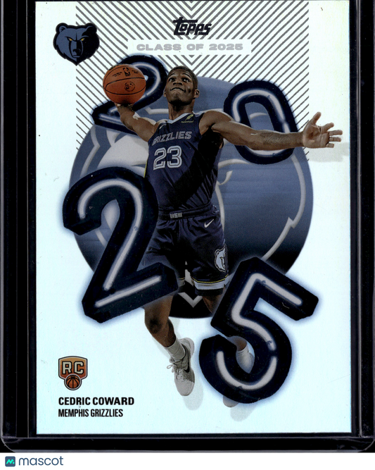 2025 Topps Class of 2025 Cedric Coward #C25-11 RC