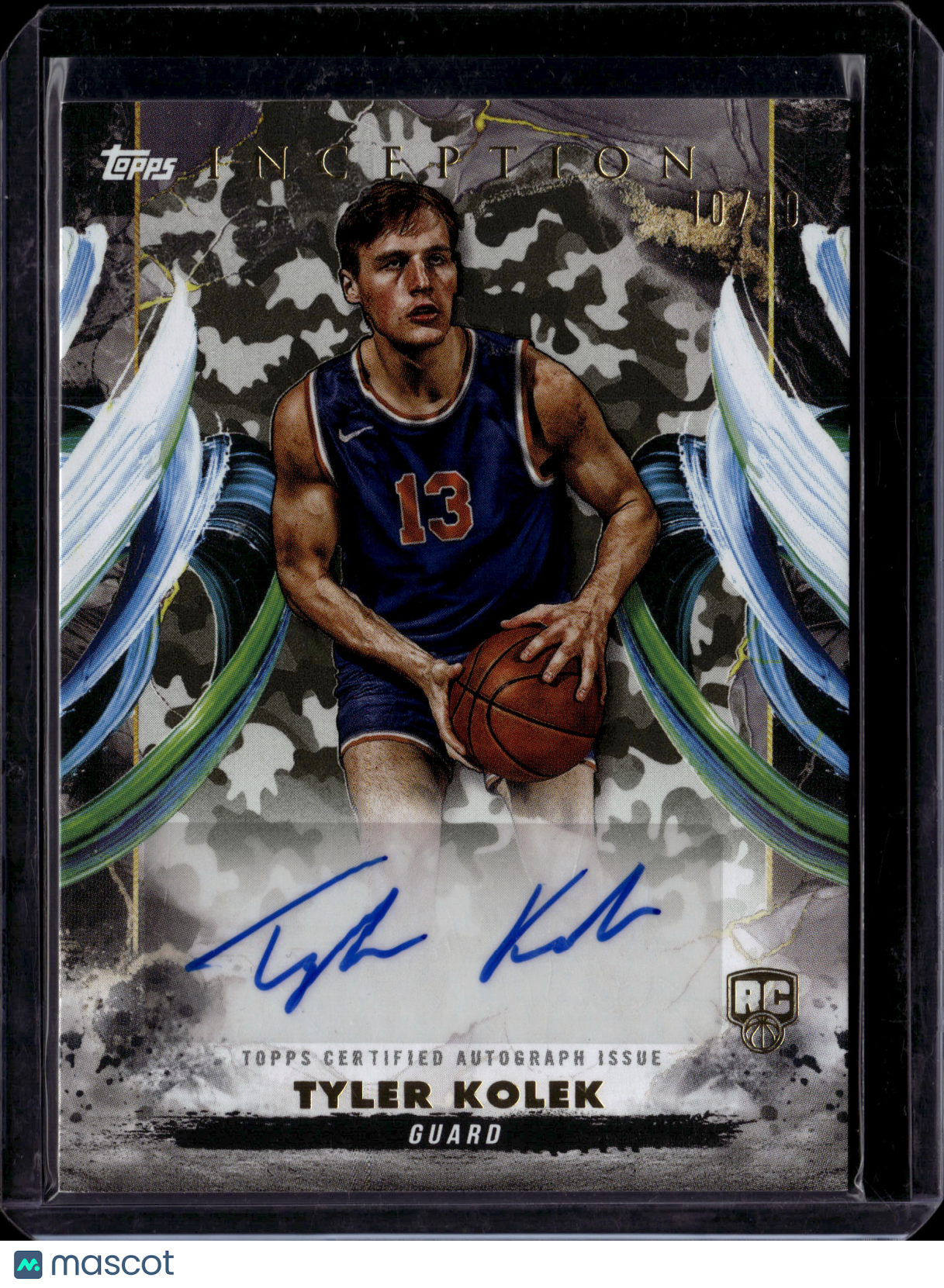 2025 Topps Inception Tyler Kolek Auto /10 #RA-TK RC