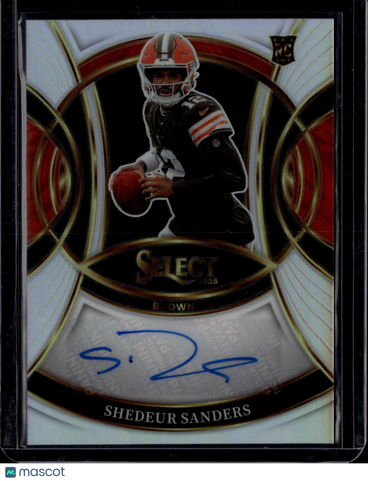 2026 Panini Select Prizm Shedeur Sanders Silver Auto #RSI-SSS RC