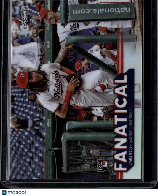 2025 Topps Chrome Fanatical James Wood #FAN-20 RC