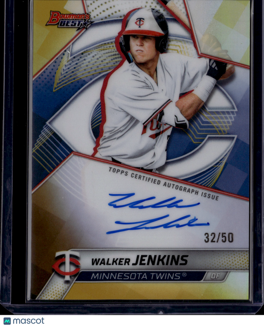 2025 Topps Bowman's Best Walker Jenkins Gold Auto /50