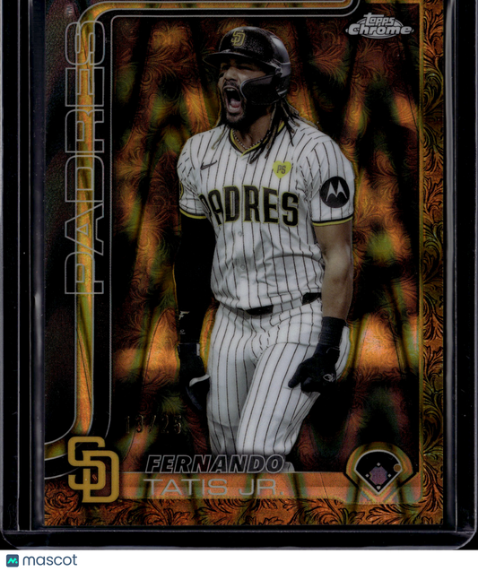 2025 Topps Chrome Gilded Collection Fernando Tatis Jr. #84 Gold Etch 13/25