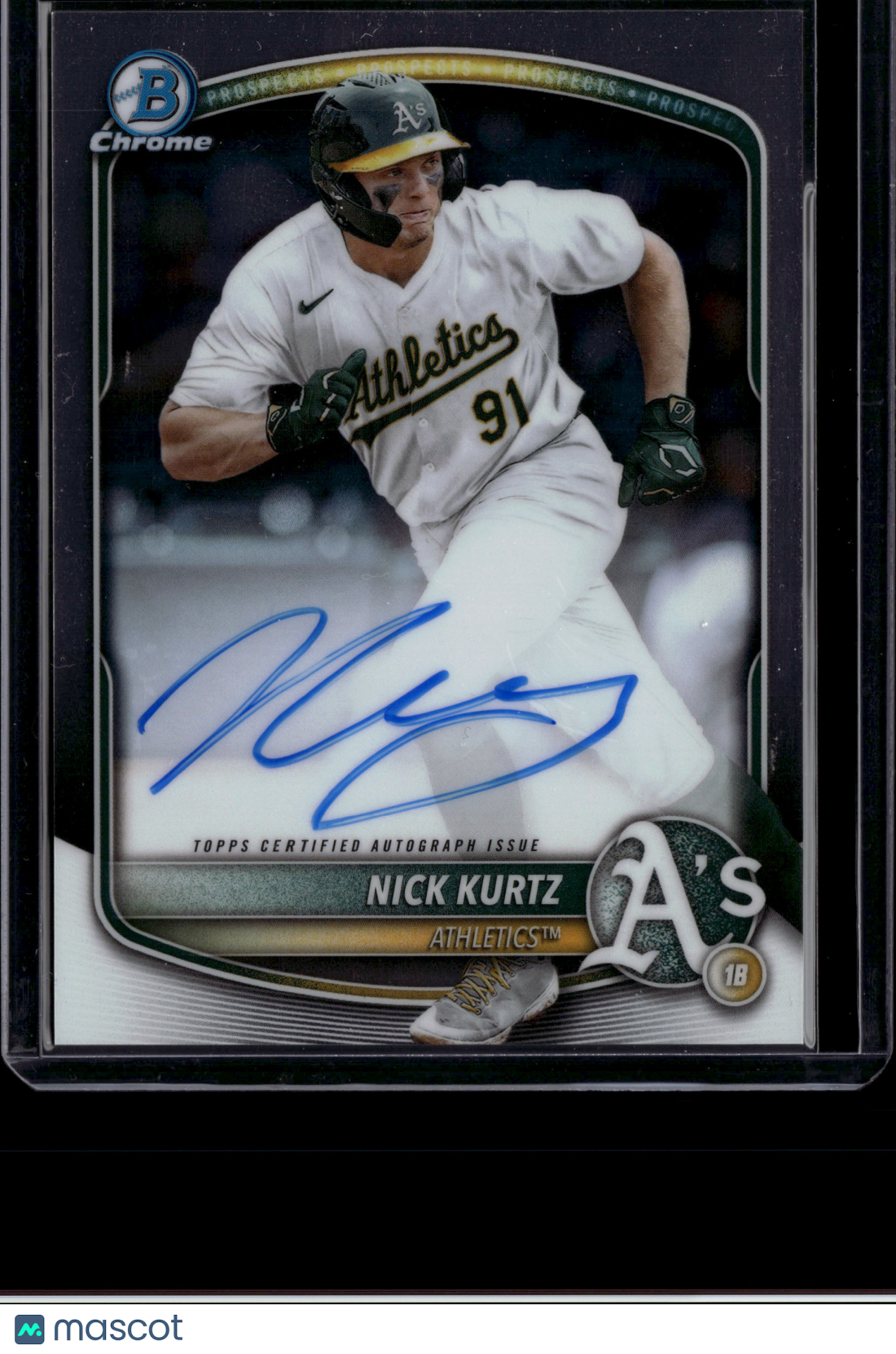 2025 Topps Bowman Chrome Nick Kurtz Auto #CPA-NK