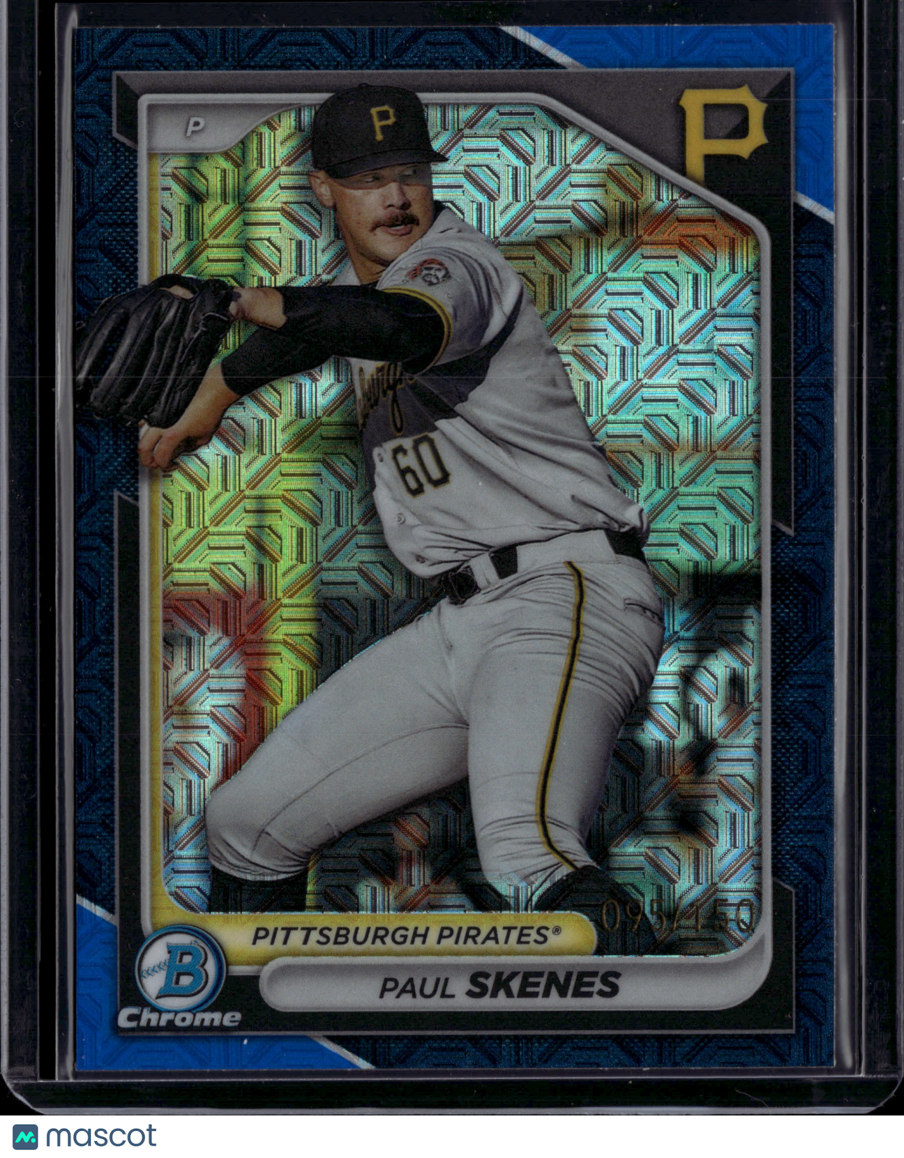 2024 Bowman Chrome Paul Skenes #BCP-125 Blue Mojo Refractor /150