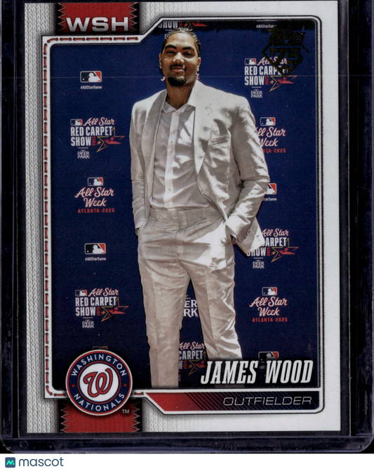 2026 Topps Series One James Wood #349 Gold Mirror SP