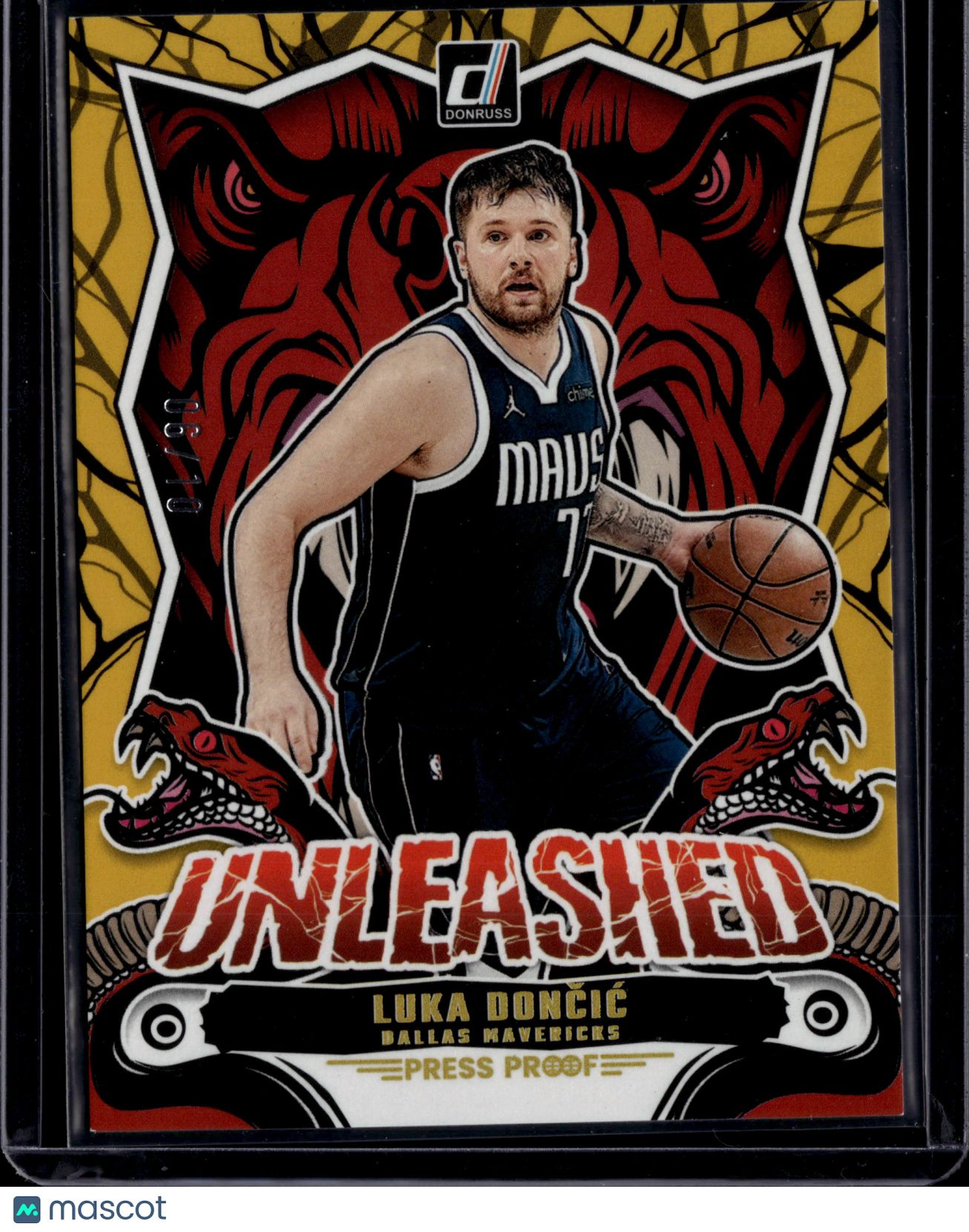 2024 Donruss Unleashed Luka Dončić #9 Press Proof Gold 06/10
