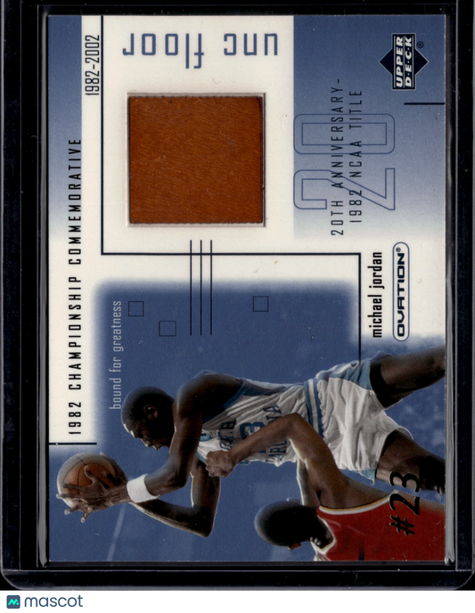 2001 Upper Deck Ovation UNC Floor Michael Jordan #MJF5 Game-Used