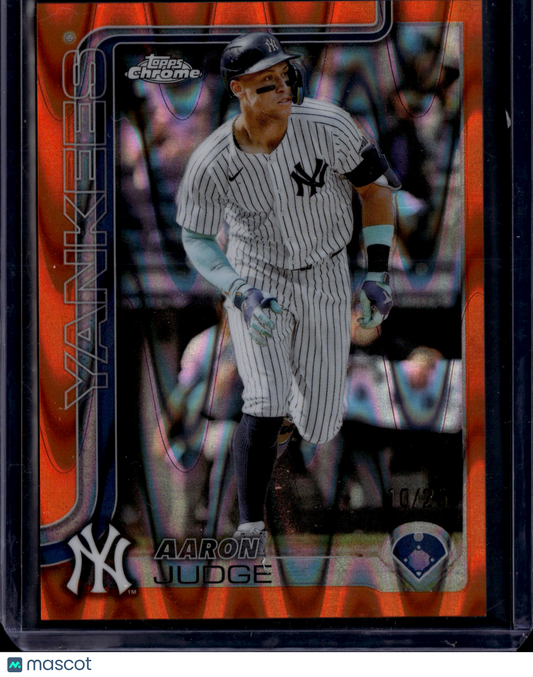 2025 Topps Chrome Aaron Judge #99 Orange /25