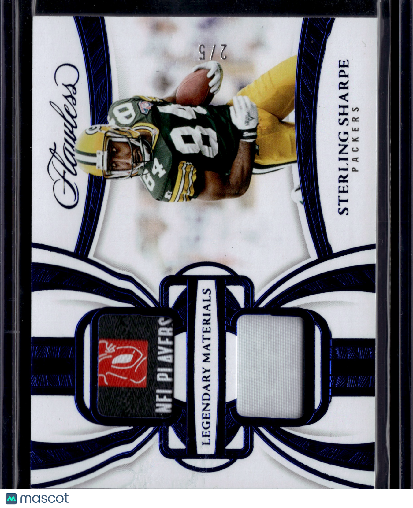 2026 Panini Flawless Legendary Materials Sterling Sharpe #LM-SSE Patch /5