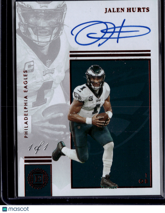 2023 Panini Encased Football Jalen Hurts #84 Auto 1/1