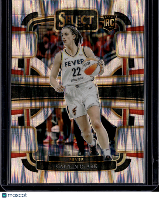 2024 Panini Select Prizm Concourse Caitlin Clark Flash #72 RC