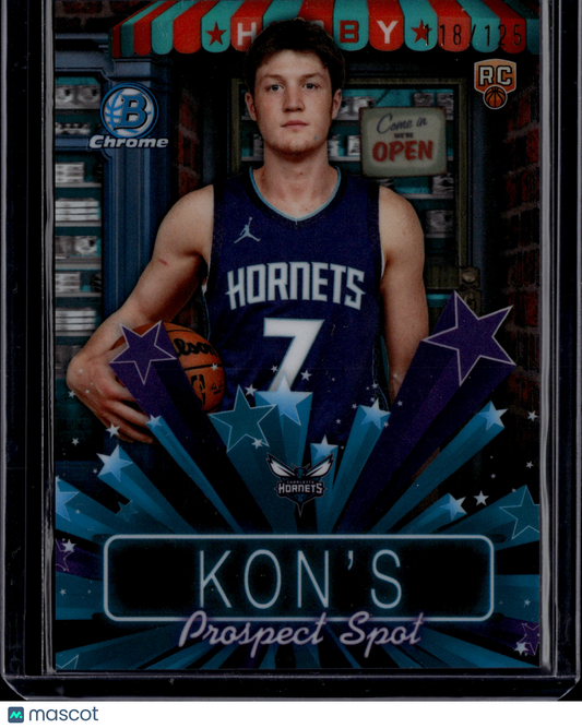 2025 Bowman Chrome Hobby Stars Kon Knueppel #HS-7 RC