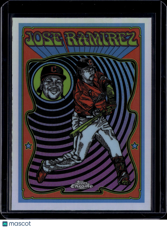 2025 Topps Chrome Ultra Violet All-Stars Jose Ramirez #UV-9