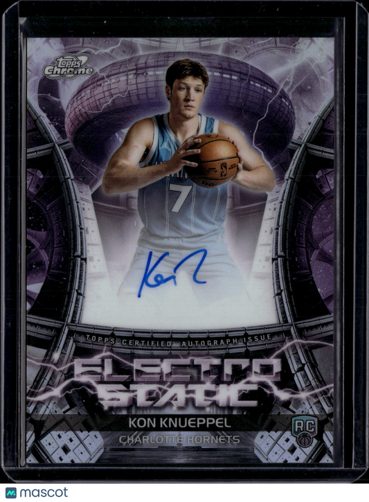 2026 Topps Cosmic Chrome Electro-Static Kon Knueppel Auto #ESS-KK RC