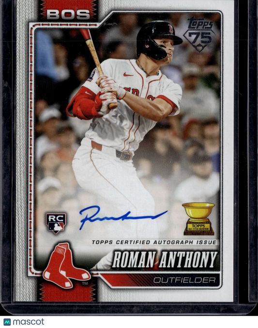 2026 Topps Series One Roman Anthony Auto #189 RC