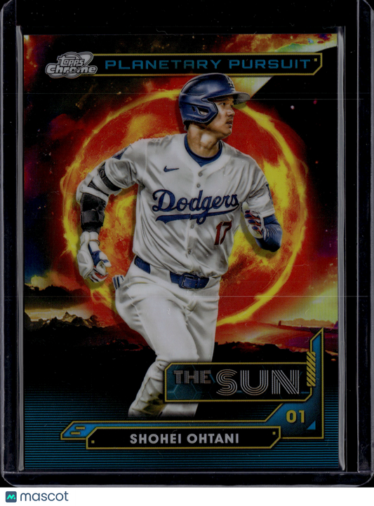 2024 Topps Chrome Planetary Pursuit Shohei Ohtani #PPS-8 The Sun