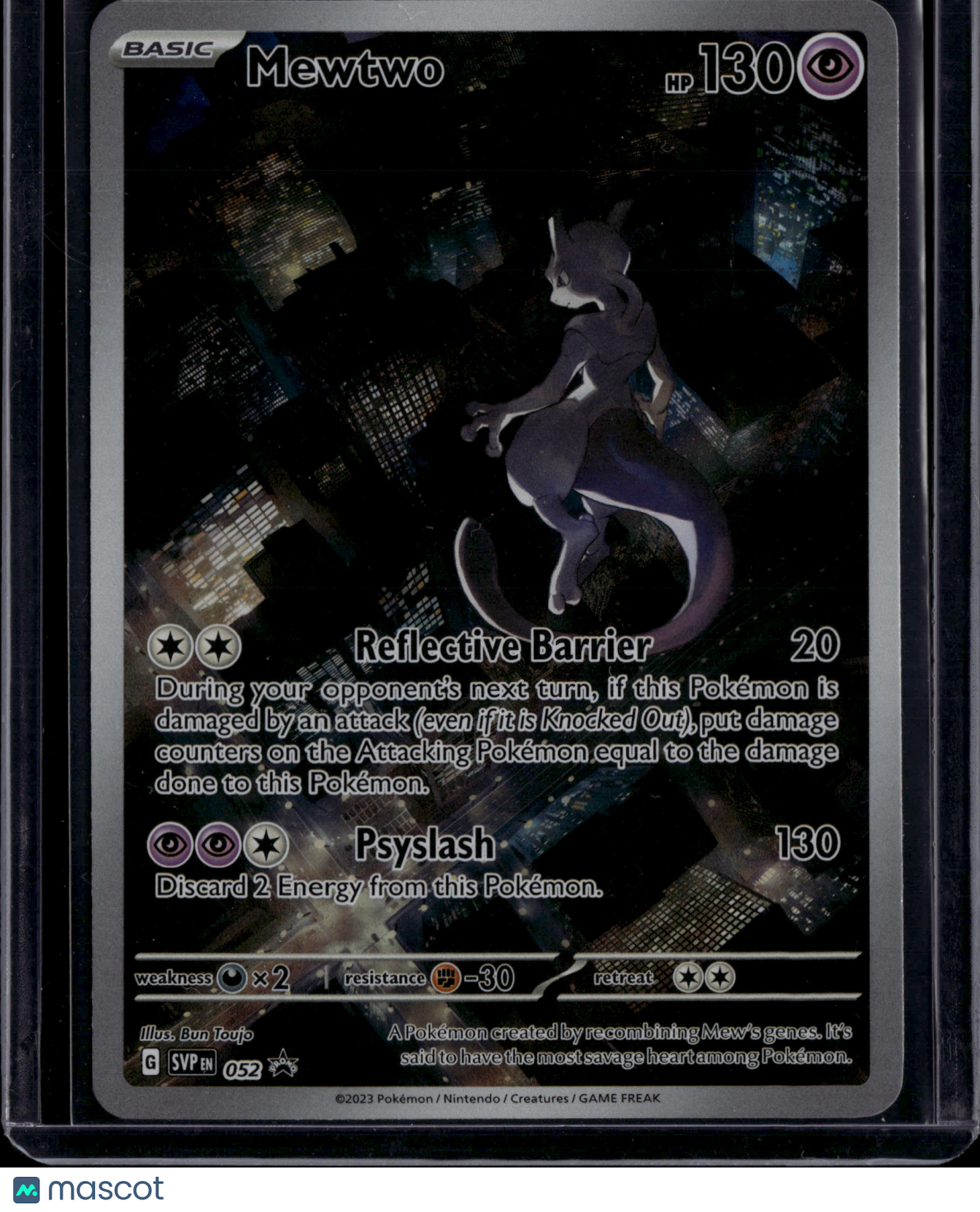 2023 Scarlet & Violet Mewtwo Holo Black Star Promo FA #SVP EN 052