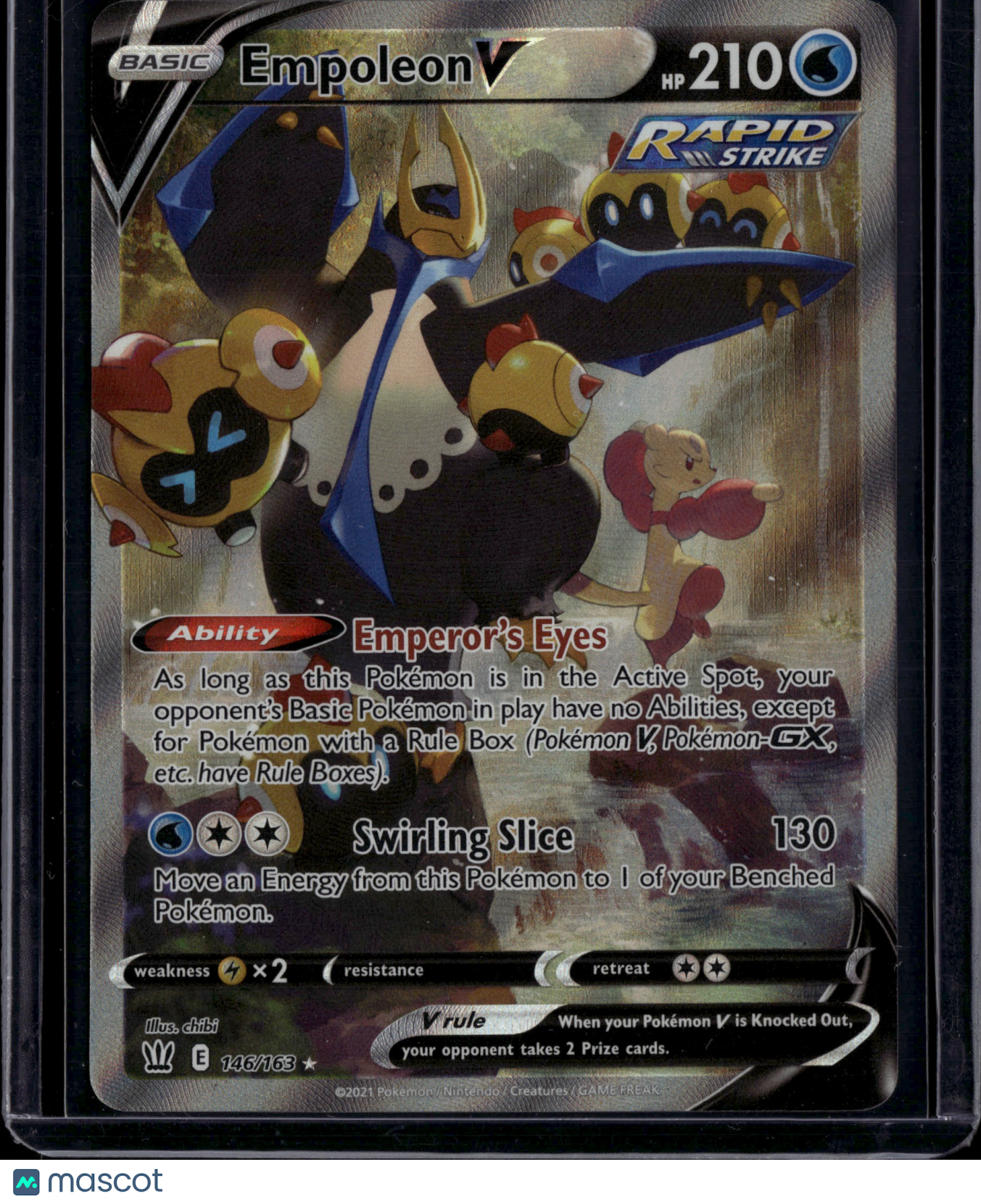 2021 Battle Styles Empoleon V Etched Rare FA #146/163