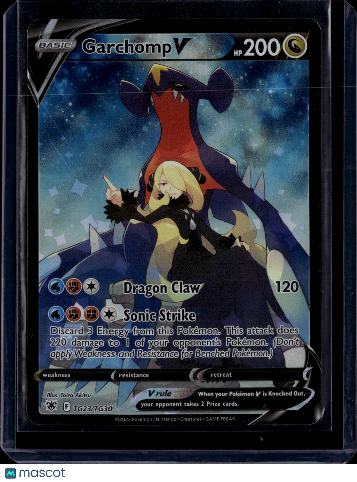 2022 Astral Radiance Garchomp V Holo FA CSR #TG23/TG30