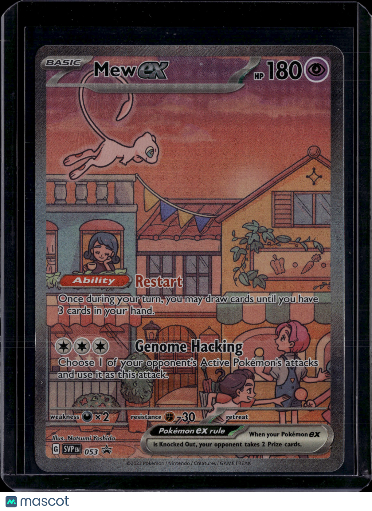 2023 Scarlet & Violet 151 Mew EX Holo Black Star Promo #SVP EN 053