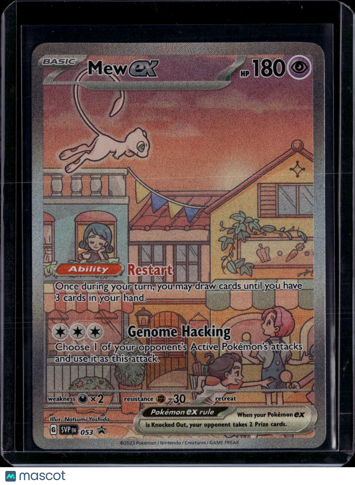 2023 Scarlet & Violet 151 Mew EX Holo Black Star Promo SAR #SVP EN 053
