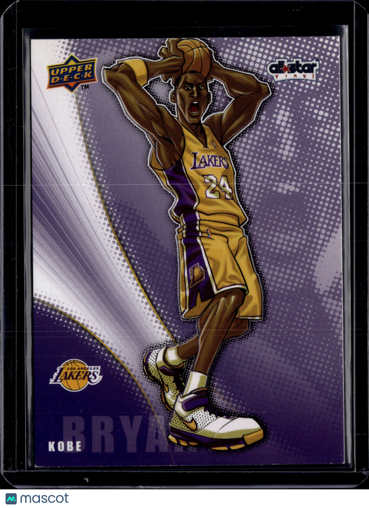 KOBE BRYANT 2008-09 UPPER DECK BASKETBALL #KB1 ALL STAR VINYL SERIES 1