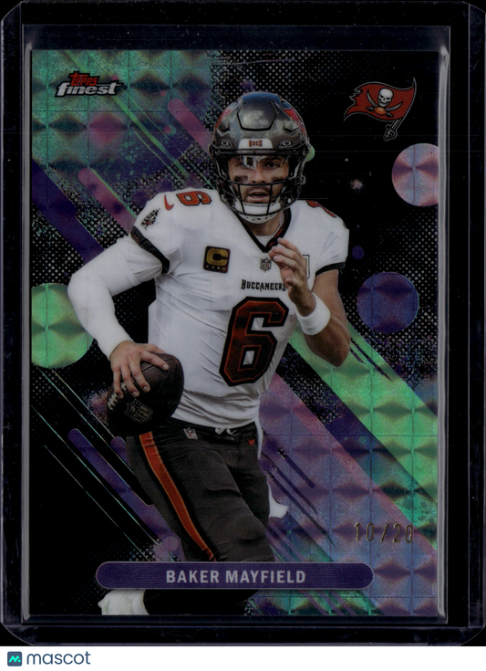 2025 Topps Finest Baker Mayfield #66 Black /20