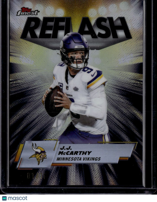 2025 Topps Finest Reflash J.J. McCarthy #RF-4