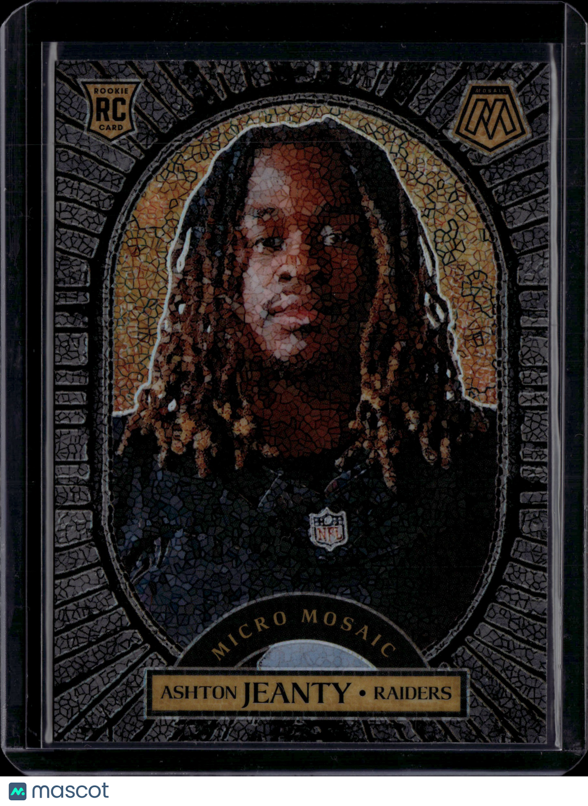 2025 Panini Mosaic Football Ashton Jeanty SP #12 Micro RC