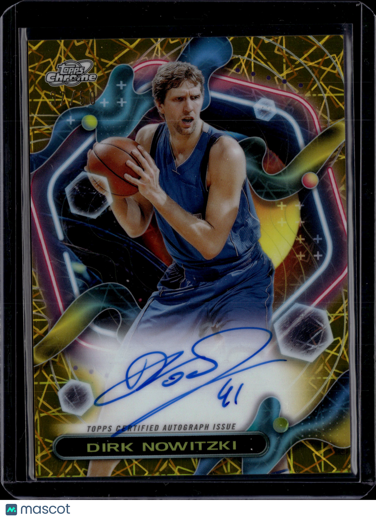 2024 Topps Cosmic Chrome Basketball Dirk Nowitzki #CCAV-DN Autograph /50