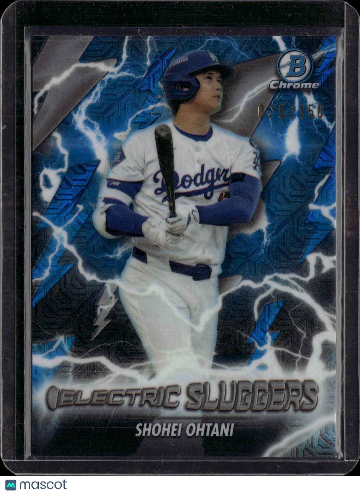 2026 Bowman Chrome Electric Sluggers Shohei Ohtani #ES-18 Blue Lightning /150