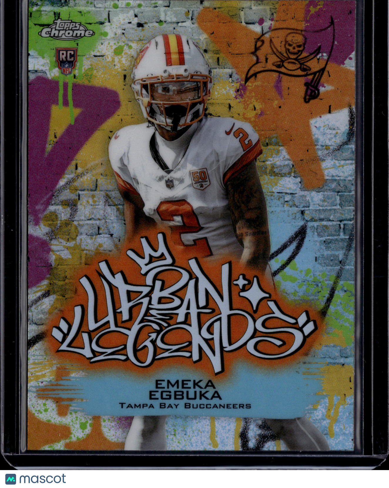 2025 Topps Chrome Urban Legends Emeka Egbuka #UL-17 RC